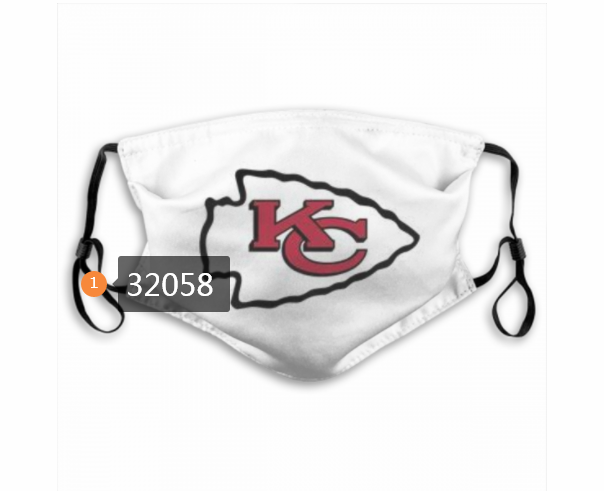 NFL 2020 Kansas City Chiefs 112 Dust mask with filter